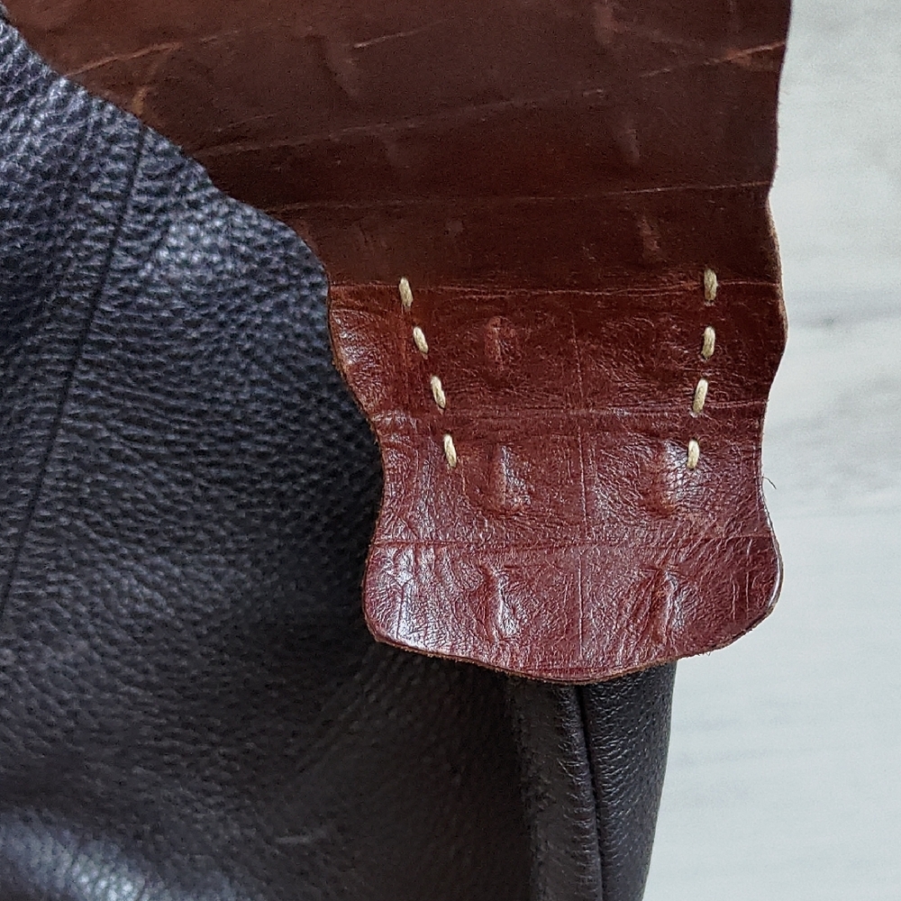 Mexx Brown Leather Bag - Picture 11 of 12